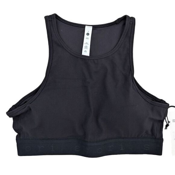 Stori. Women's Hero Full Coverage Sports Bra - Onyx Black Size 12 NWT